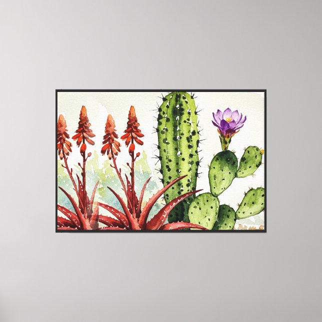 Lienzo Cactus (Anverso)