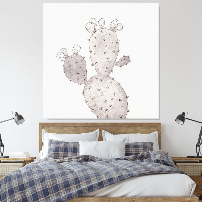 Lienzo Cactus del Desierto (Insitu(Dormitorio))