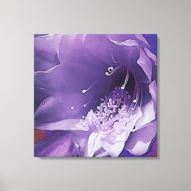 Lienzo Cactus Orchid Indigo Touch (Anverso)