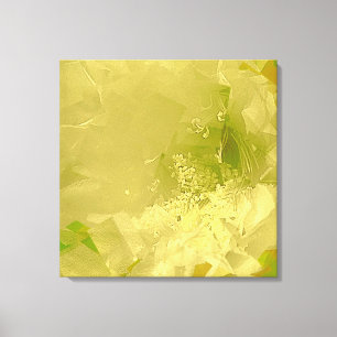 Lienzo Cactus Orquid Light Green Cubist