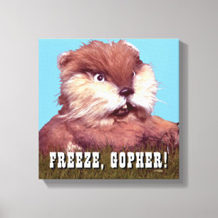 Lienzo Caddyshack   ¡Congelación, Gopher!