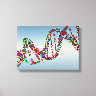 Lienzo Cadena DNA