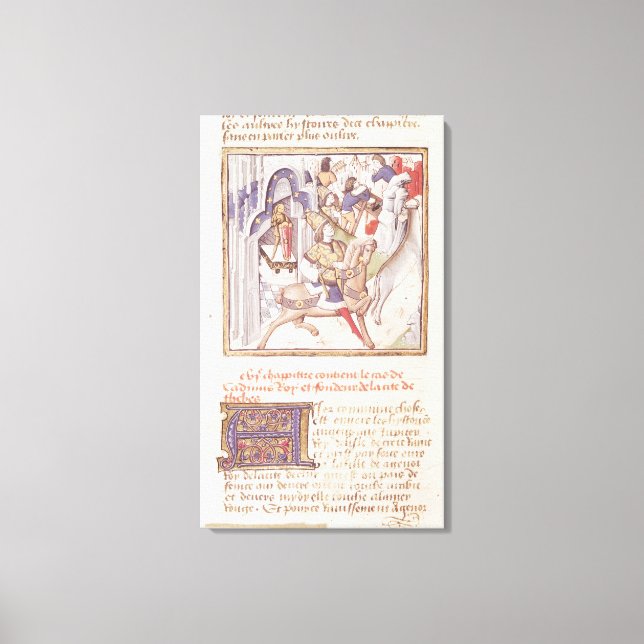 Lienzo Cadmus, fundador de Thebes (Anverso)