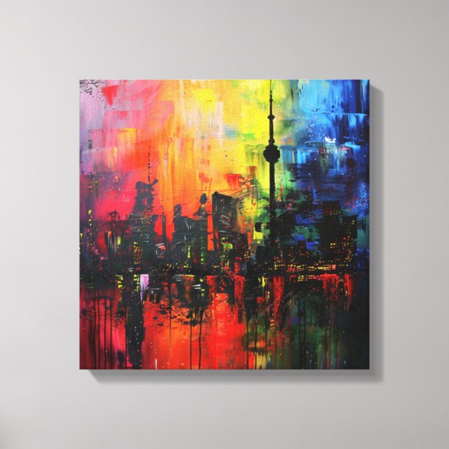 Lienzo Cadre art abstrait (Anverso)