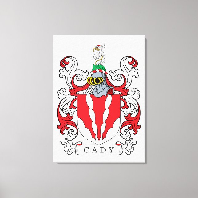 Lienzo Cady Family Crest (Anverso)