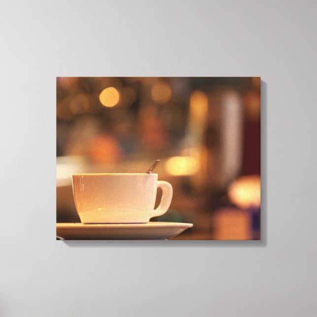 Lienzo Café capuchino, Venecia, Italia (Anverso)