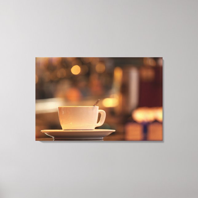 Lienzo Café capuchino, Venecia, Italia (Anverso)