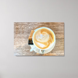 Lienzo Cafe con complementos