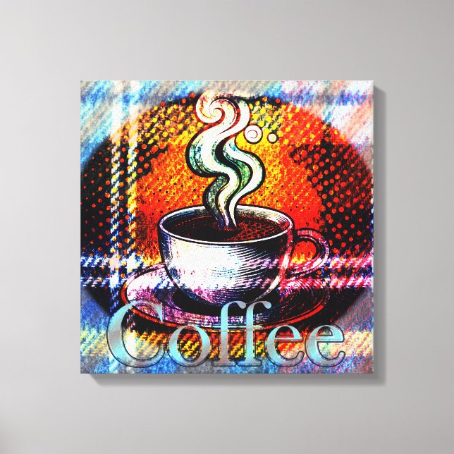 Lienzo Café de Java (Anverso)