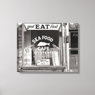 Lienzo Café de mariscos, 1937