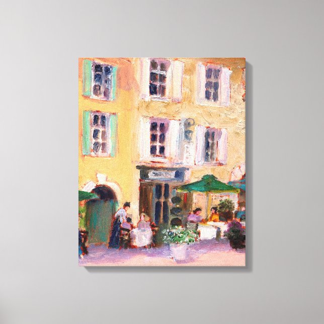 Lienzo Café francés (Anverso)