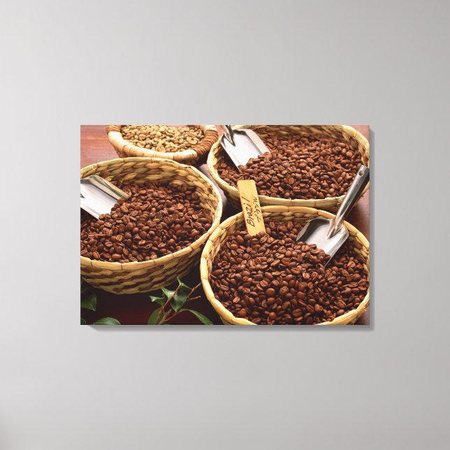 Lienzo Café frijol (Anverso)