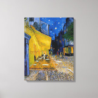 Lienzo Cafe Terrace / Cafetería nocturna ~ Vincent van Go
