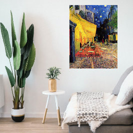 Lienzo Cafe Terrace de noche por Vincent van Gogh