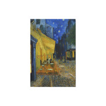 Cafe Terrace de noche por Vincent van Gogh