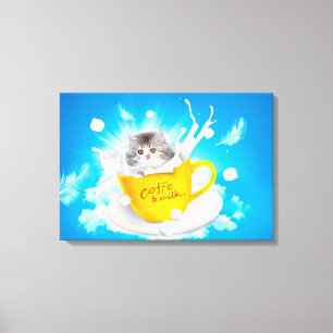 Lienzo Café y leche