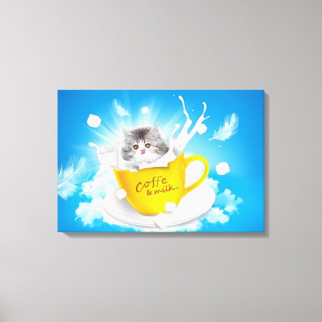 Lienzo Café y leche (Anverso)