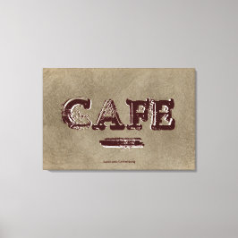 Lienzo Cafetería vintage Kitchen Canvas Print - Café turc