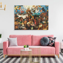 Lienzo Caída de los ángeles rebeldes | Pieter Bruegel, an