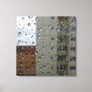 Lienzo Caídas de lluvia