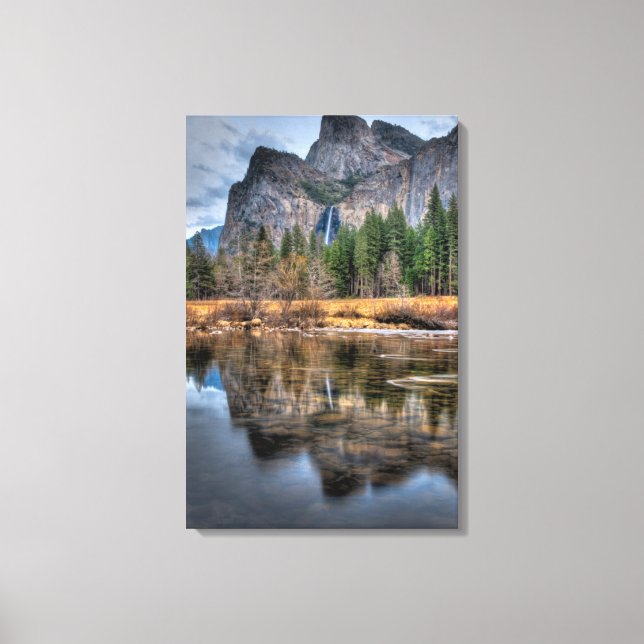 Lienzo Caídas Escénicas Yosemite (Anverso)