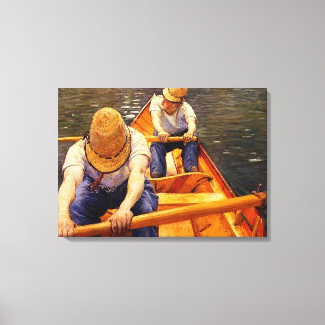Lienzo Caillebotte - Oarsmen (Anverso)