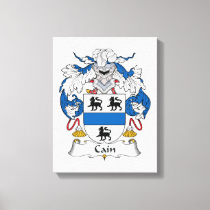 Lienzo Cain Family Crest
