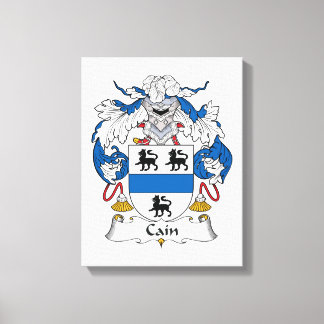 Lienzo Cain Family Crest