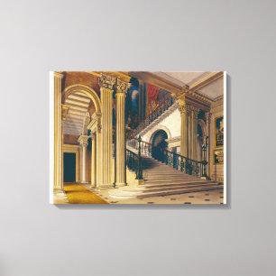 Lienzo Caja de la escalera, casa de Buckingham, 'de la