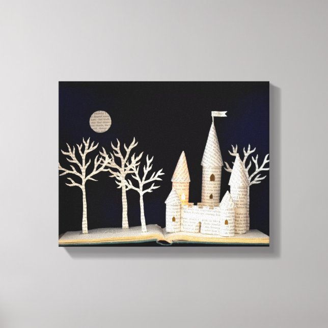 Lienzo Caja de luz del castillo 2013 (Anverso)