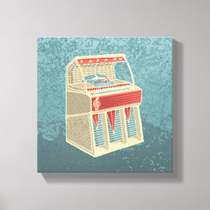 Lienzo Caja de música Grunge