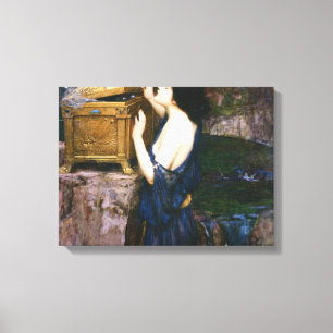 Lienzo Caja de Pandora - John William Waterhouse