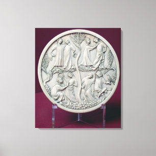 Lienzo Caja del espejo que representa las escenas