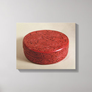 Lienzo Caja roja adornada con los peonies, 1426-27 de la