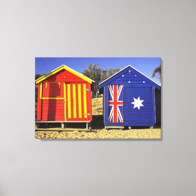 Lienzo Cajas de baño, Middle Brighton Beach, Port 2 (Anverso)