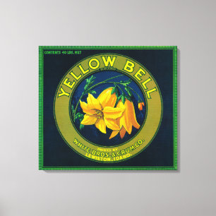 Lienzo Cajón LabelLewiston, identificación de Bell Appl