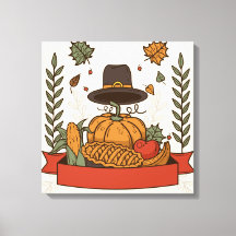 Calabaza de Acción de Gracias y otoño