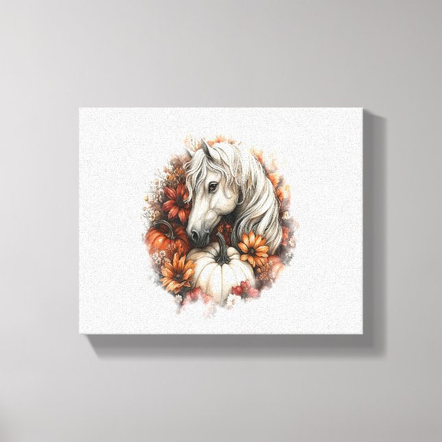 Lienzo Calabaza de campo de caballo (Anverso)