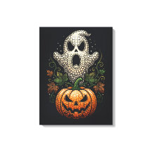 Calabaza de cráneo de Halloween gótico