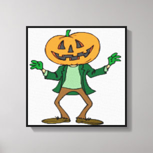 LIENZO CALABAZA DE HALLOWEEN