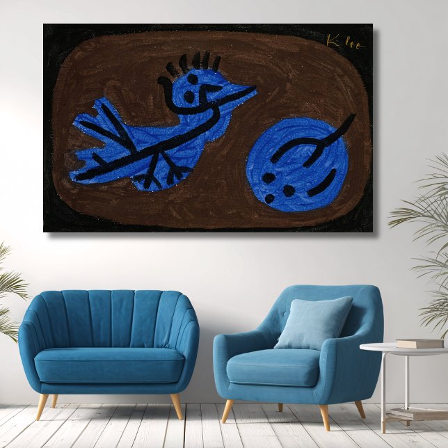 Lienzo Calabaza de pájaros azules - Paul Klee 1939 (Subido por el creador)