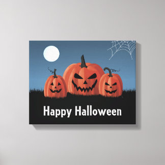 Lienzo Calabazas Halloween