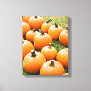 Lienzo Calabazas para la venta en el mercado de un