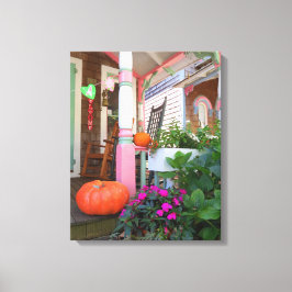 Lienzo Calabazas y corazones - Viñedo de Martha