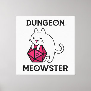 Lienzo Calabozo Meowster Gato Divertido
