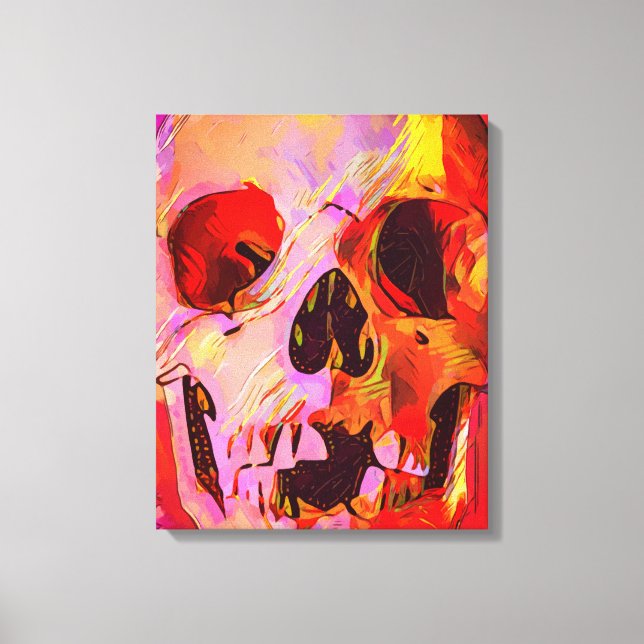 Lienzo Calavera (Anverso)