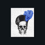 Lienzo Calavera con Gorra azul<br><div class="desc">Moda y figurativa</div>