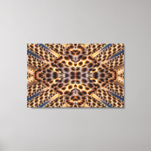 Lienzo Caleidoscopio de faisán marrón