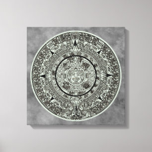 Lienzo Calendario maya 1 azteca mexicano de soles aztecos