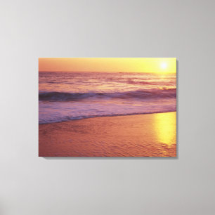 Lienzo California, cerca de Santa Cruz, Vista de la playa